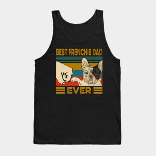 Best Frenchie Dad Ever Vintage Tank Top